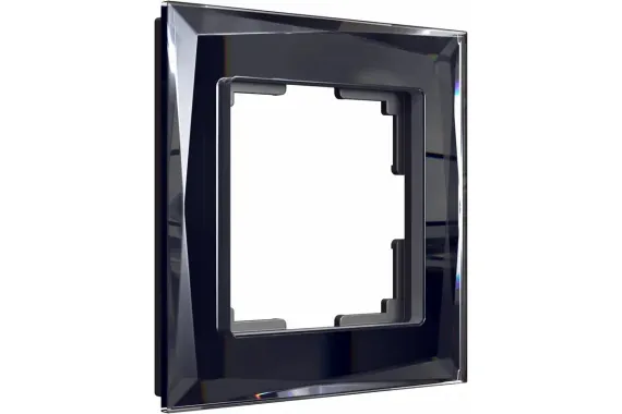 Рамка Werkel Diamant 1 постовая черная 25836
