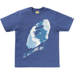 A Bathing Ape Bathing Ape Graphic Printed Футболка синий