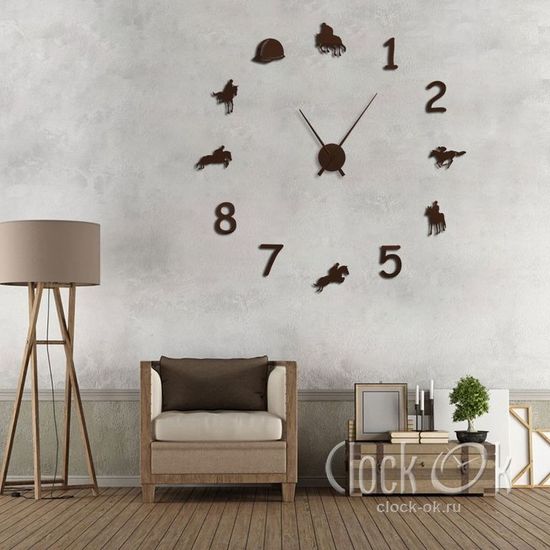 Настенные 3D часы Rodeo
