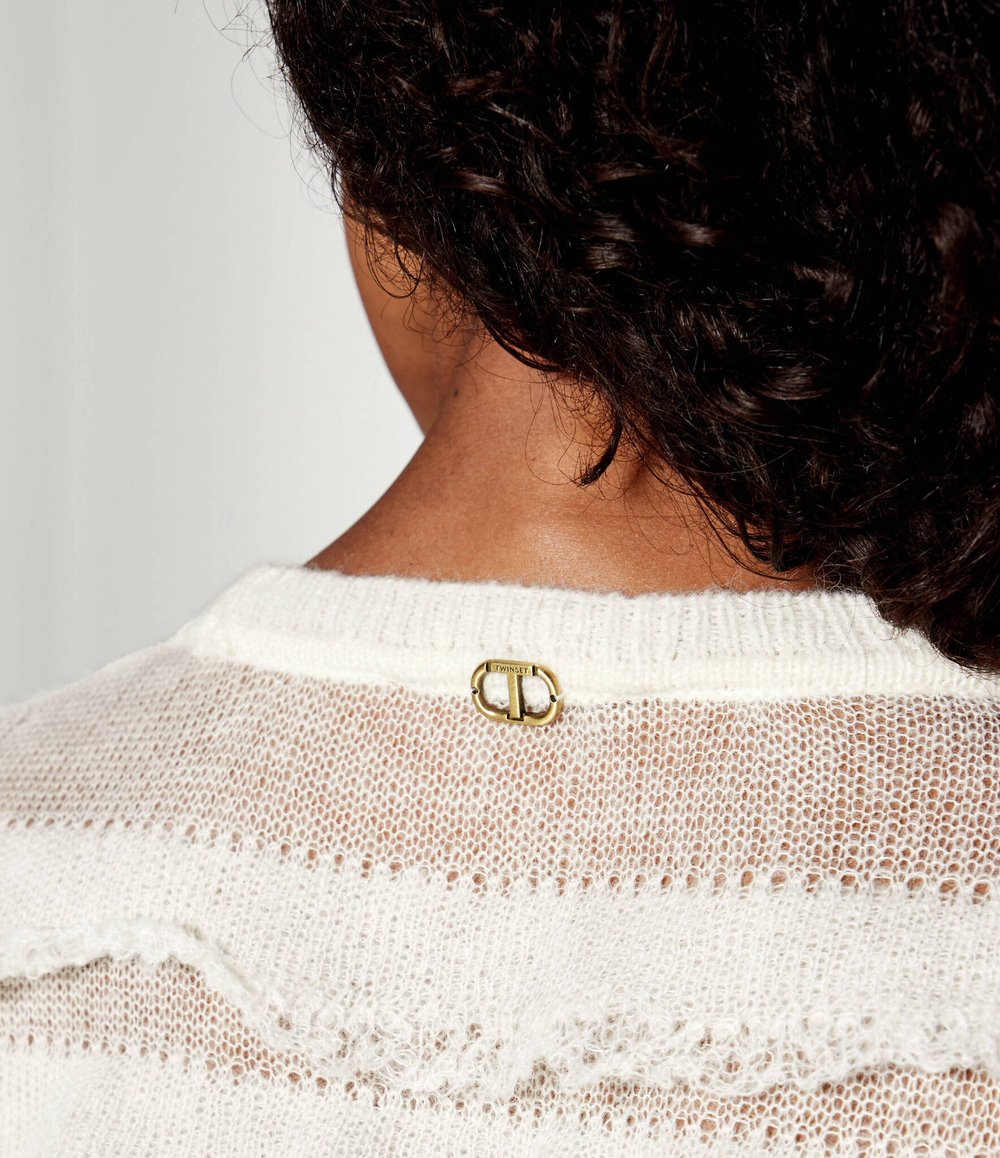 Свитер TWINSET - экрю(242TP3102)