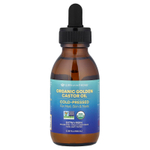 Queen of the Thrones, органическое золотистое касторовое масло холодного отжима, 100 мл (3,38 жидк. унции)