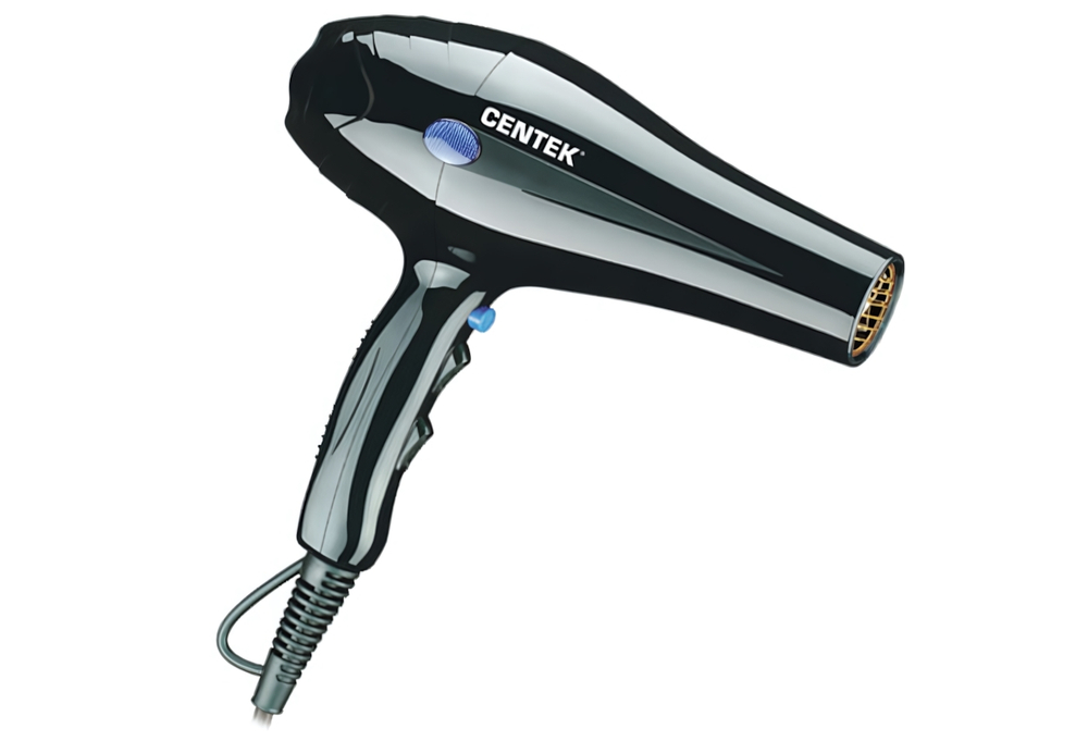 Фен электрический CENTEK CT-2239 2 режима воздушного потока, холодный воздух мощн. 2200 Вт