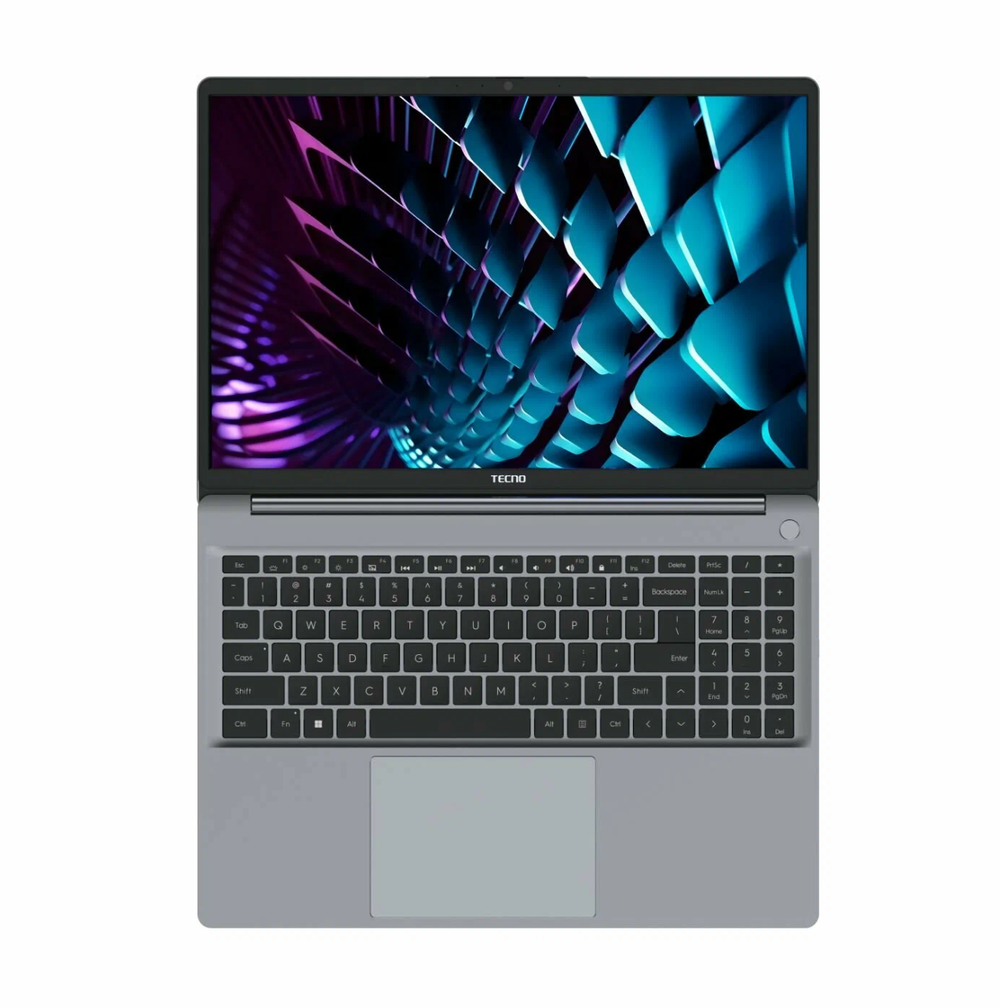 Ноутбук 16" TECNO MegaBook K16SDA R5-5500U/16ГБ/512ГБ/VGA int/Win 11 Home, Серый