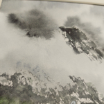 Картина акварельная авторская в паспарту 21х30 см на стену для интерьера "70"