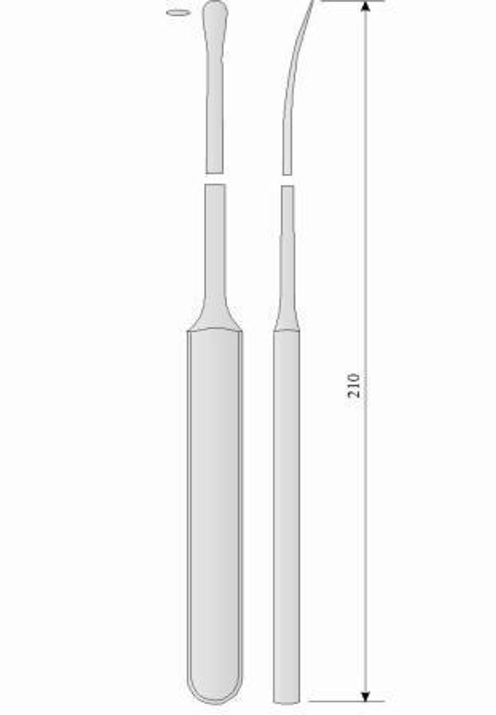 МЖ- 4/33 Лопаточка для разделения тканей