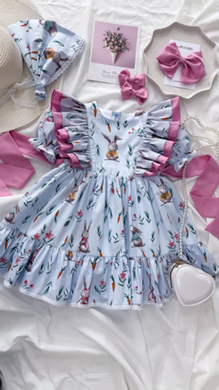 Платья " Азалия " с рюшей из хлопка