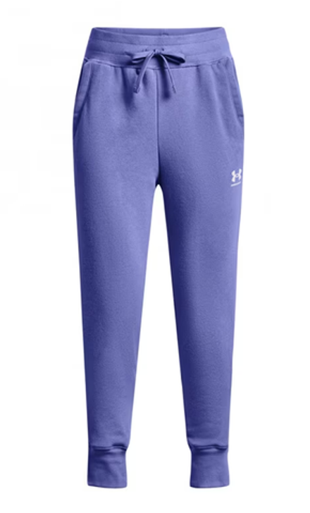 Брюки для девочки Under Armour Girls' UA Rival Fleece LU Joggers - baja blue/white