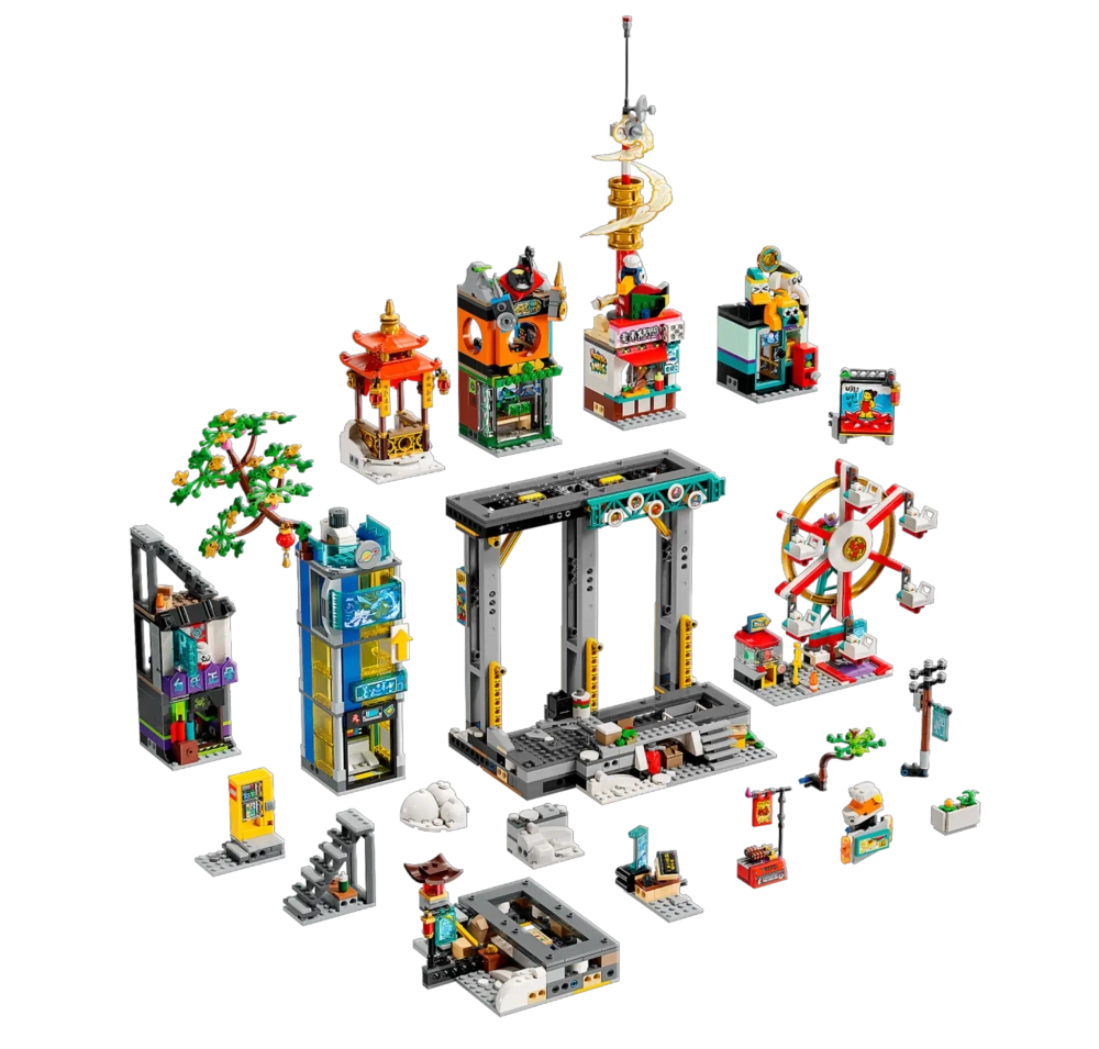 Конструктор LEGO Monkie Kid 80054 Пятилетие Мегаполиса