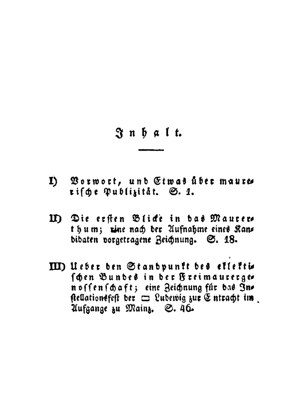 Baustücke, Ein Lesebuch Für Freimaurer Und Zunächst Für Brüder Des Eklektischen Bundes. Volume 1 | Georg Wedekind