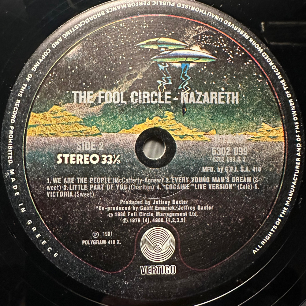 Nazareth- The Fool Circle (Греция 1981г.)