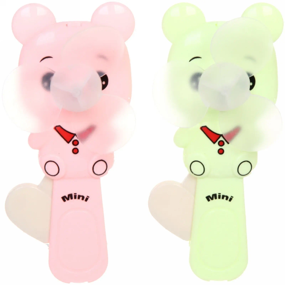 Вентилятор «Милый медвежонок» 6,5*13,5 см, микс