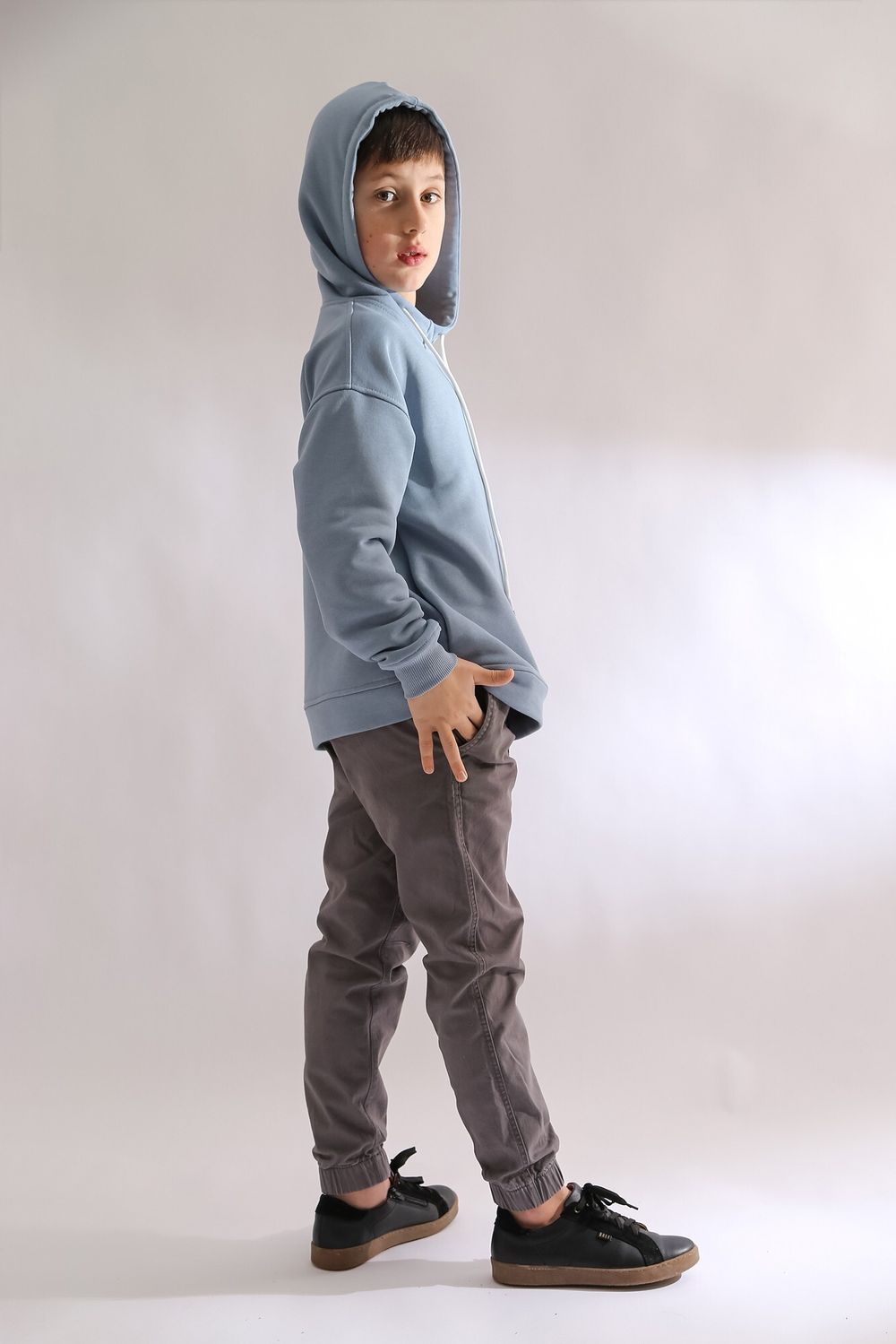 Толстовка детская Трек-3 Виотекс СЕРО-ГОЛУБОЙ
