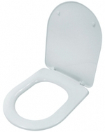 Сиденье для унитаза "Ирма" голубовато-белое ИНКОЭР