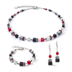 Браслет Coeur de Lion Black-Red 4530/30-1303