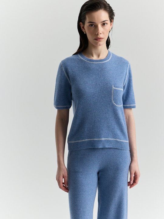 Кашемировая футболка