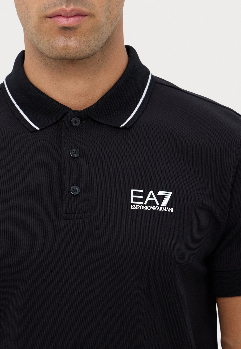 EA7 Emporio Armani Футболка-поло - Чёрный