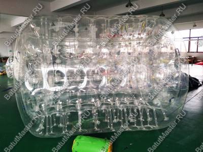 Аттракцион Водный роллер "Прозрачный" ТПУ, 2.6*2.2*2.2 м