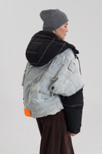 Шапка вискоза + шерсть лана