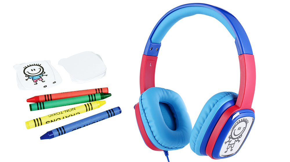 Наушники Harper kids HN-302 blue-red
