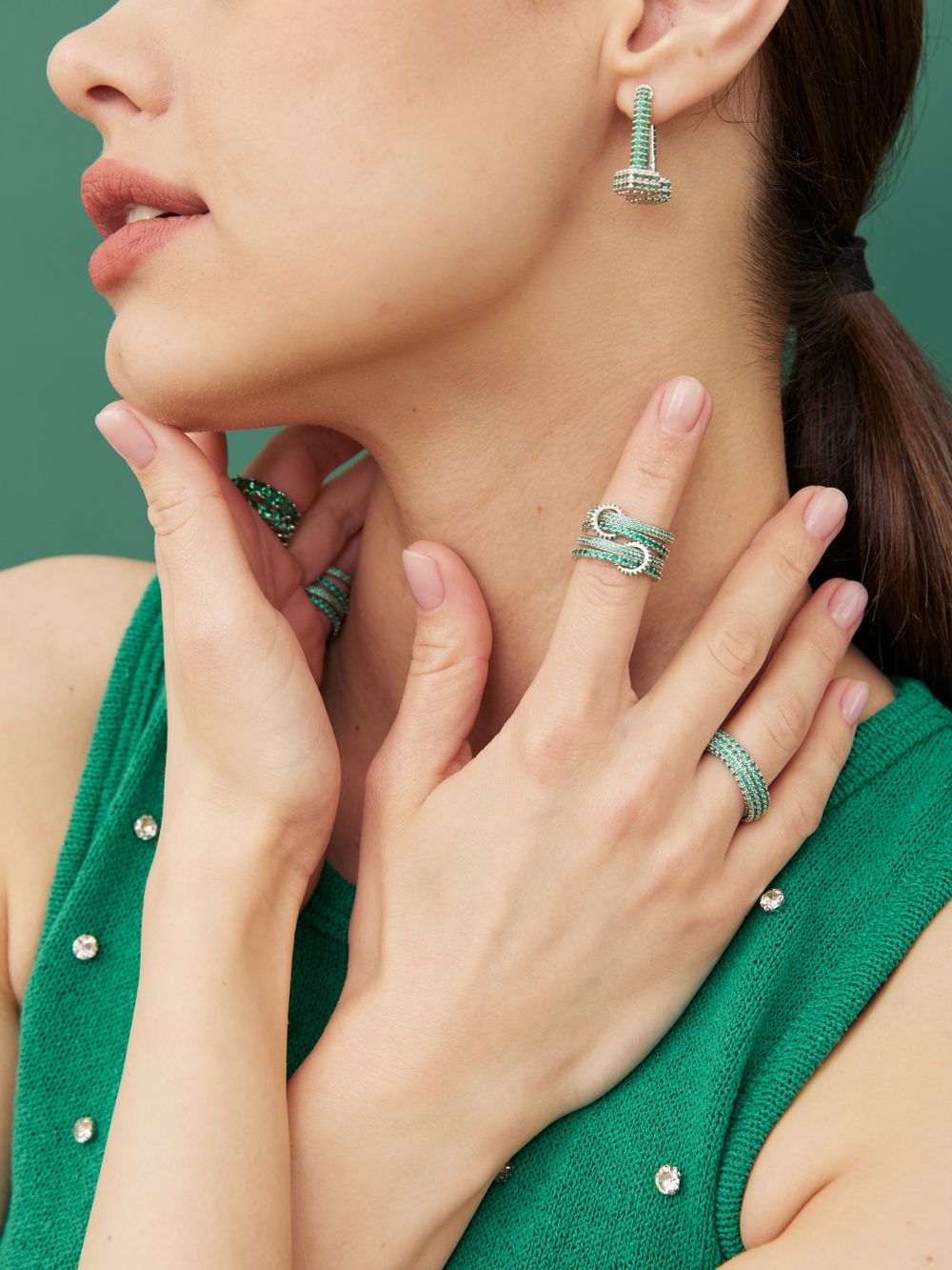 КОЛЬЦО "BASE SHINE MINT"