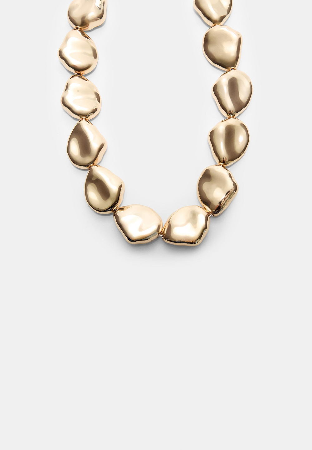 STRADIVARIUS Объемное макси-колье, золотой
