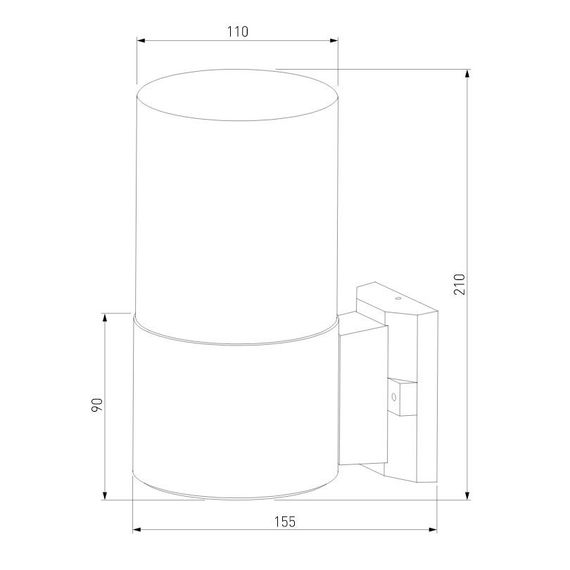 Уличный настенный светильник Elektrostandard Roil 35125/U a055630