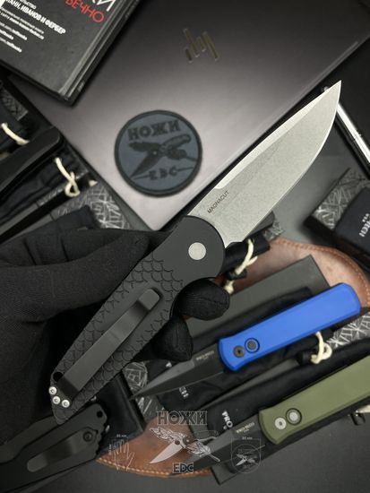 Складной нож Pro-Tech Tactical Response TR-3 MC1 c клинком из стали CPM-Magnacut, рукоять алюминий / серебро