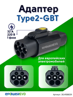 Переходник для зарядки электромобиля Type 2 - GBT 220В