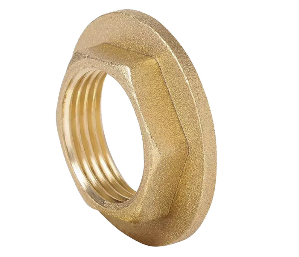 Контргайка с ребордой латун 1"   ViEiR  (400/20шт)