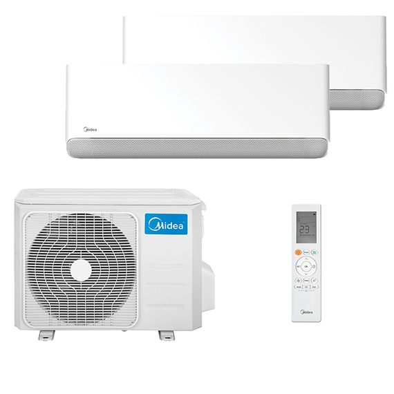Мультисплит система на 2 комнаты Midea MMFE-09N8D6-I x 2 / M2OE-18HFN8-Q1