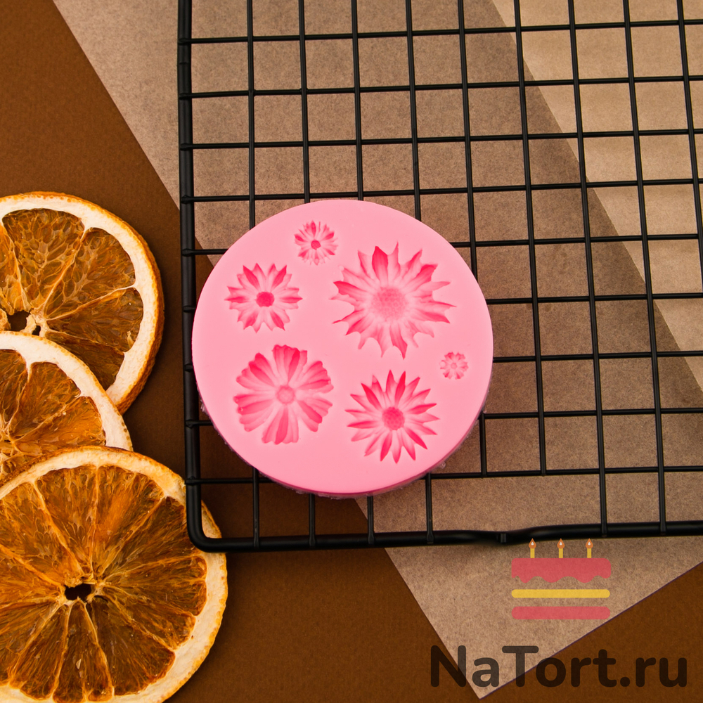 Силиконовый молд «Ромашки»