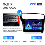 Teyes CC2 Plus 10.2" для Volkswagen Golf 2012-2020