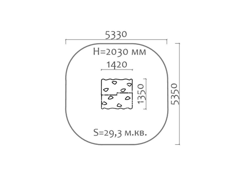 Домик для детской площадки 0106001