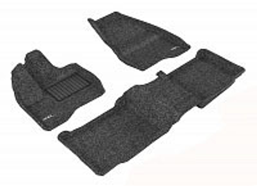 Коврики салона Sotra 3D Lux для Ford Explorer V 2010-2015 (U502) черные (без консоли). Артикул ST 74-00671