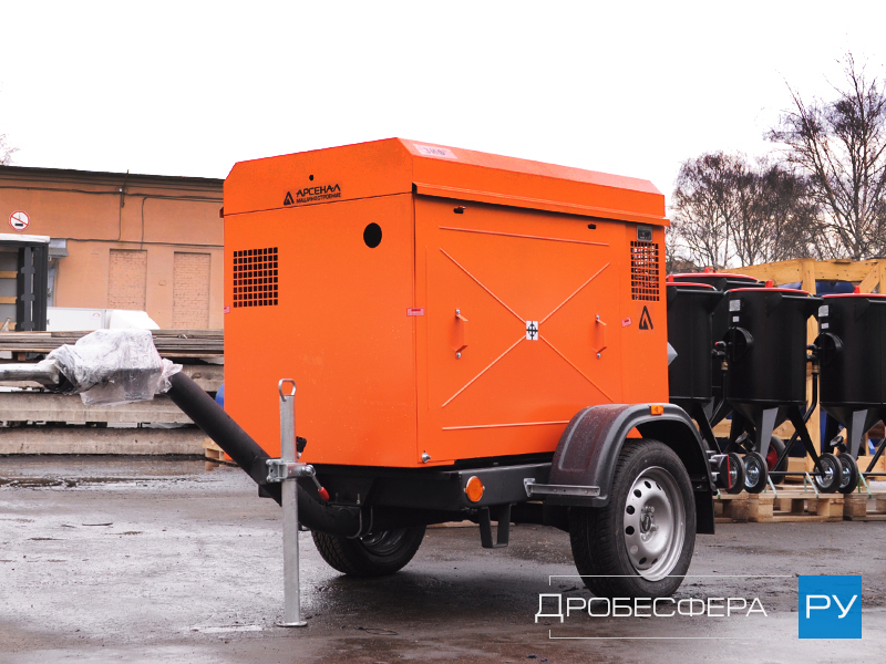 Компрессор ЗИФ-СВЭ-5,2/0,7 на шасси с пакетом "Север" от -40°С