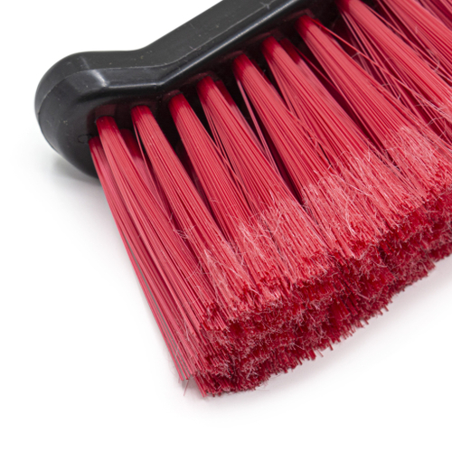 Щетка для уборки снега со скребком, мягкой накладкой, распушенной щетиной, телескоп. 55-70см, 60-6-058