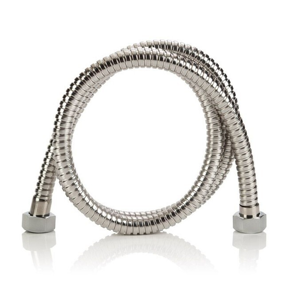 Анальный душ со шлангом и насадкой в форме фаллоса Colt Shower Shot (Цвет: черно-серебристый)