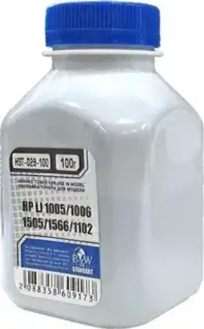 Тонер для картриджей HP CB435A/CE285A/CF283A/CF244A, Canon CRG-712/725 (100гр) B&W Standart