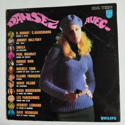 Винтажная виниловая пластинка LP Сборник Dansez Avec (France 1967) (Claude Francois, Paul Mauriat, Nana Mouskouri)