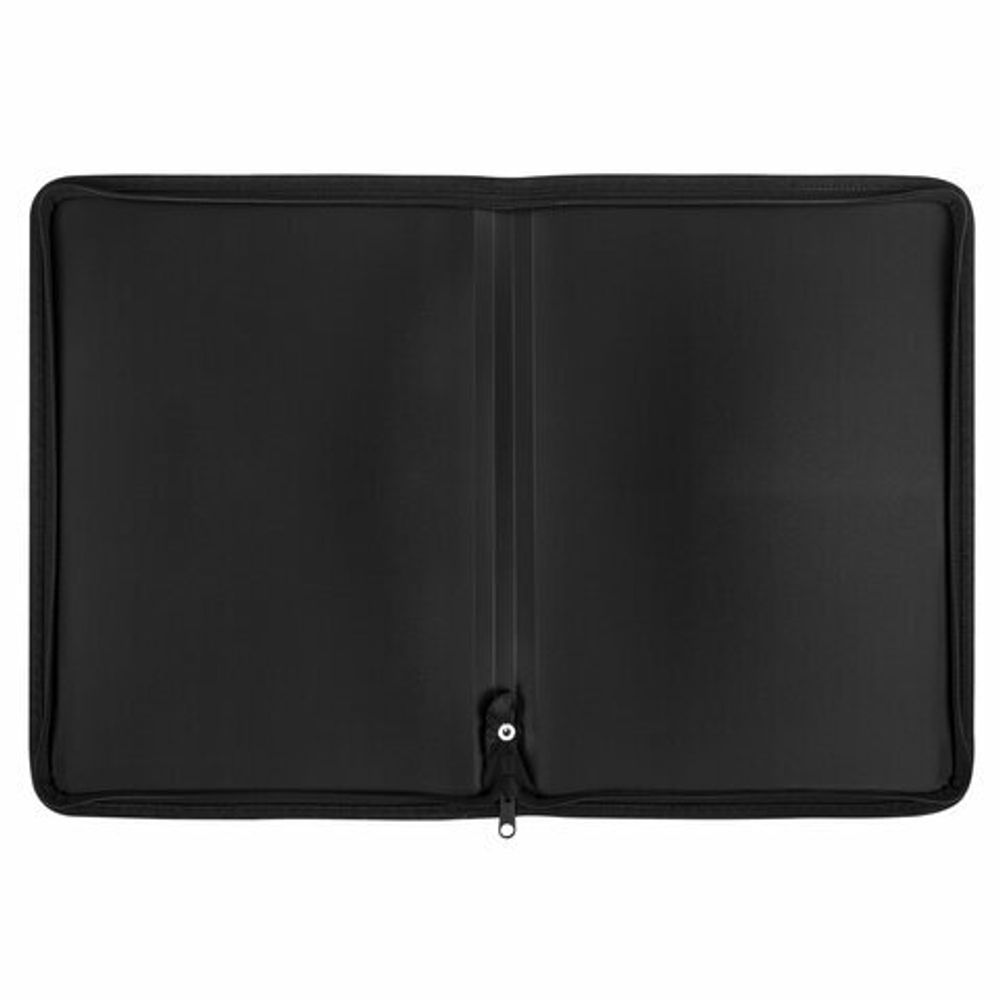 Папка объемная на молнии пластиковая BRAUBERG GRADE, А4, 330х240мм, 600мкм, зелено-голубой градиент, 271974