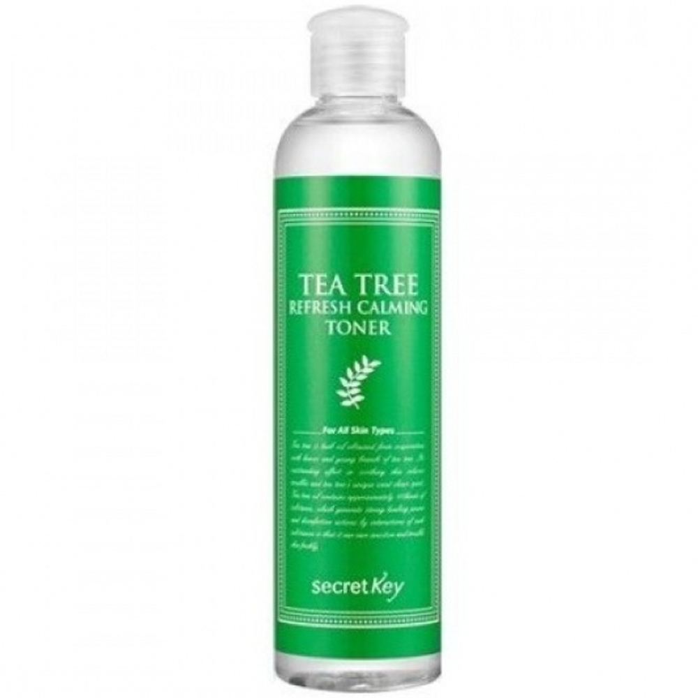 secret Key TEA TREE REFRESH CALMING TONER Успокаивающий тонер для лица с экстрактом чайного дерева