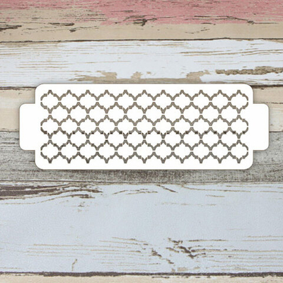 Трафарет для торта "Бордюр узор №1", 110х320мм