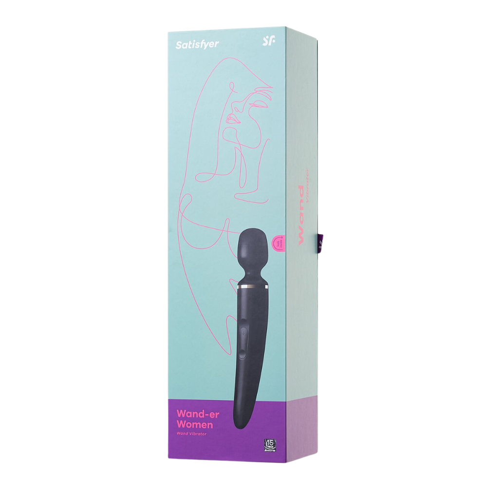 Мощный большой вибратор-ванд Satisfyer Wand-er Women (50+ режимов)