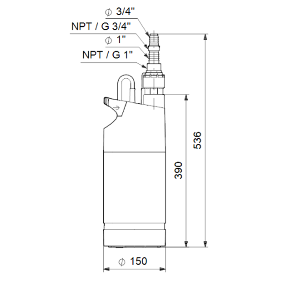 Колодезный насос Grundfos SB 3-35 M