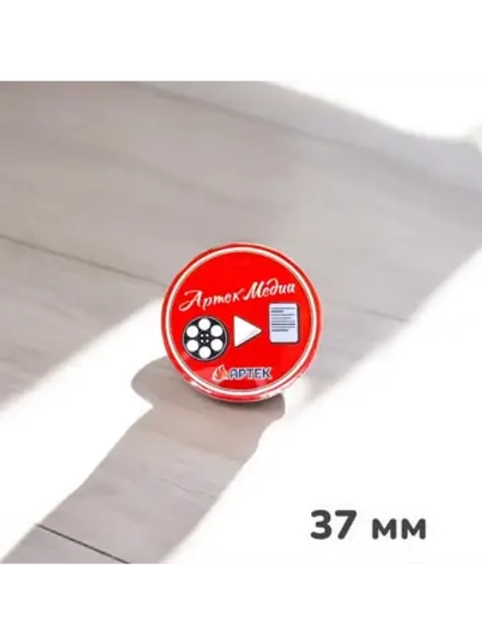 Значок закатной на цанге 37 мм