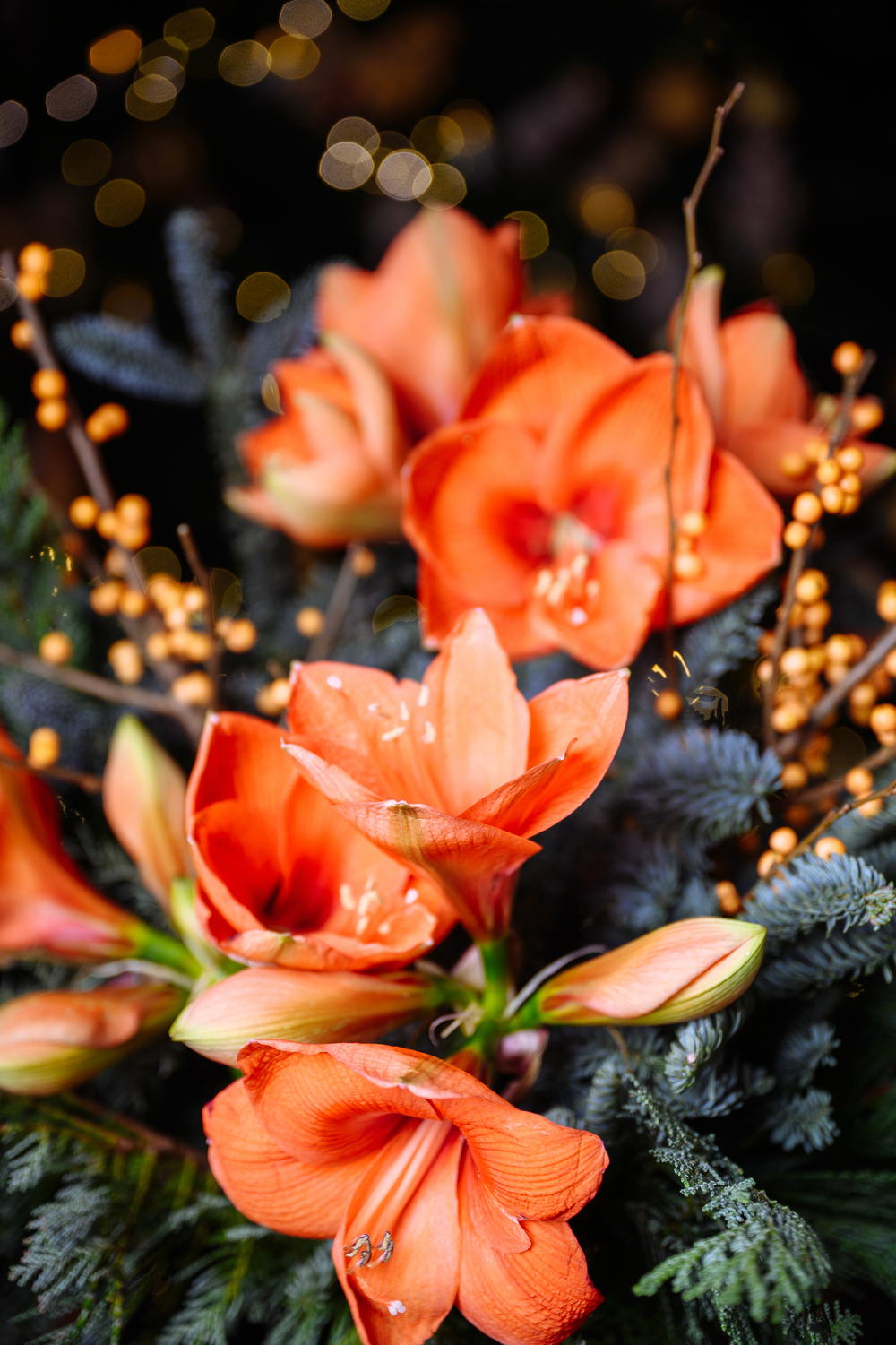 Букет бенгальские огни