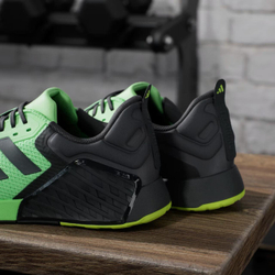 Кроссовки Adidas Dropset 3 (Черно-Салатовые)