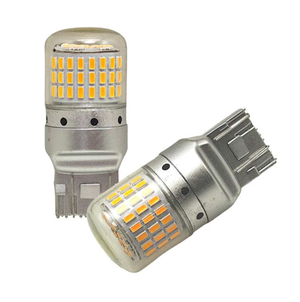 Светодиод 12-24V T20\5  81SMD 3014 WHITE CAN (бл2шт) "PARUSAUTO" #10-60T20/5/81SMD/3014-2