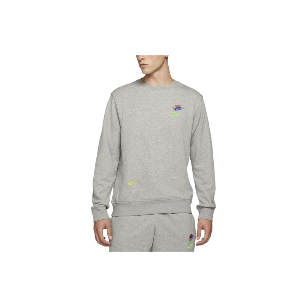 Лонгслив Nike «Серый меланж»