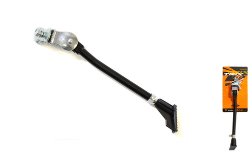 Подножка TRIX 20-28", алюминиевая, крепление центральное, регулируемая, черная